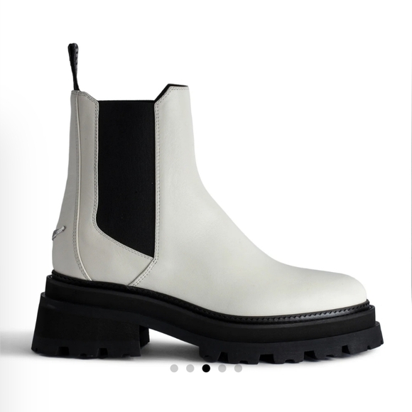 New Zadig & Voltaire Ride Ankle Leather Boots - Picture 1 of 13